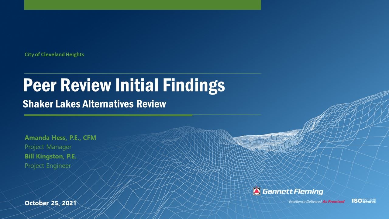 Gannett Fleming Interim Report