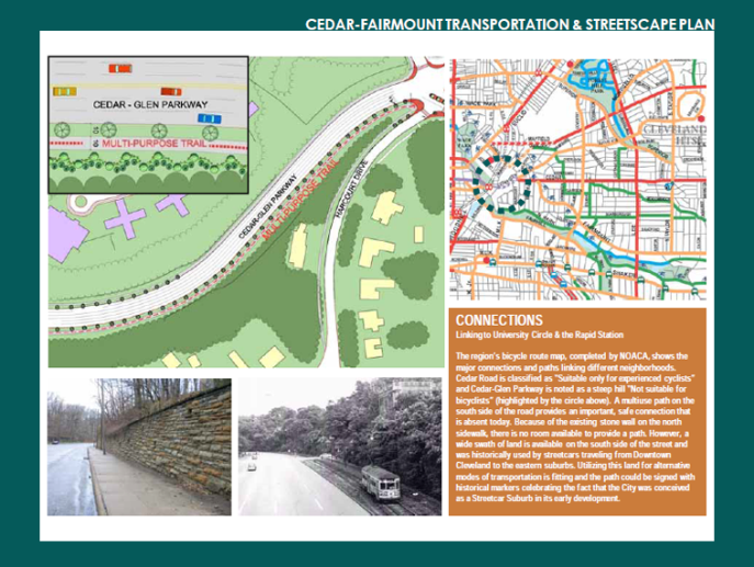 Cedar Fairmount Street Plan Map